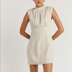 A line dress. Perfect for spring. ordered 2 on accident so selling the 2nd one.